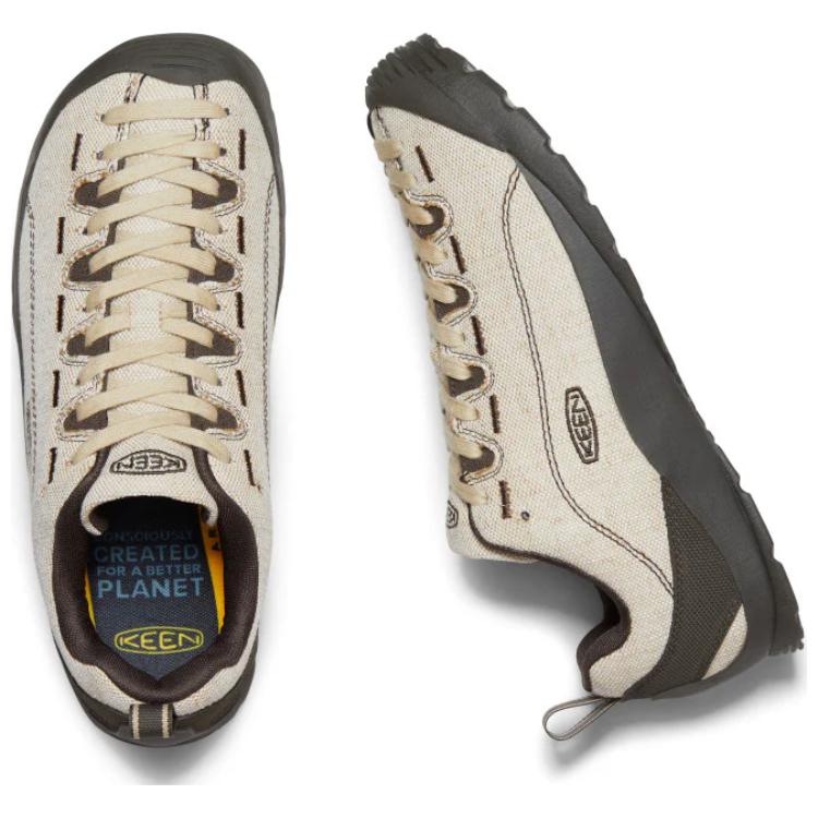 Keen Jasper Canvas Abrasion Resistant Lightweight Wear resistant And Lightweight Low top Outdoor Shoes Men’s Beige