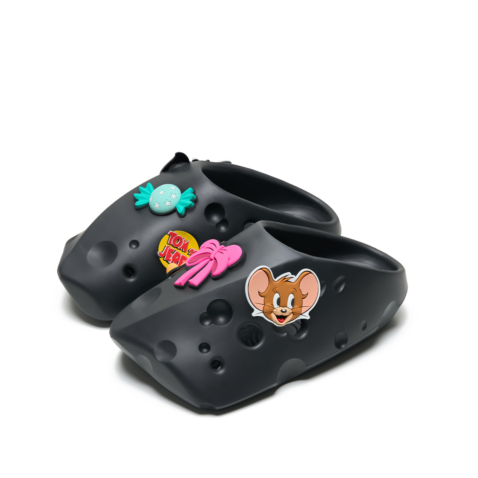 Сабо TOM&JERRY x Heyday Cartoon (черно-бело-желтые) — Белый — фото 11