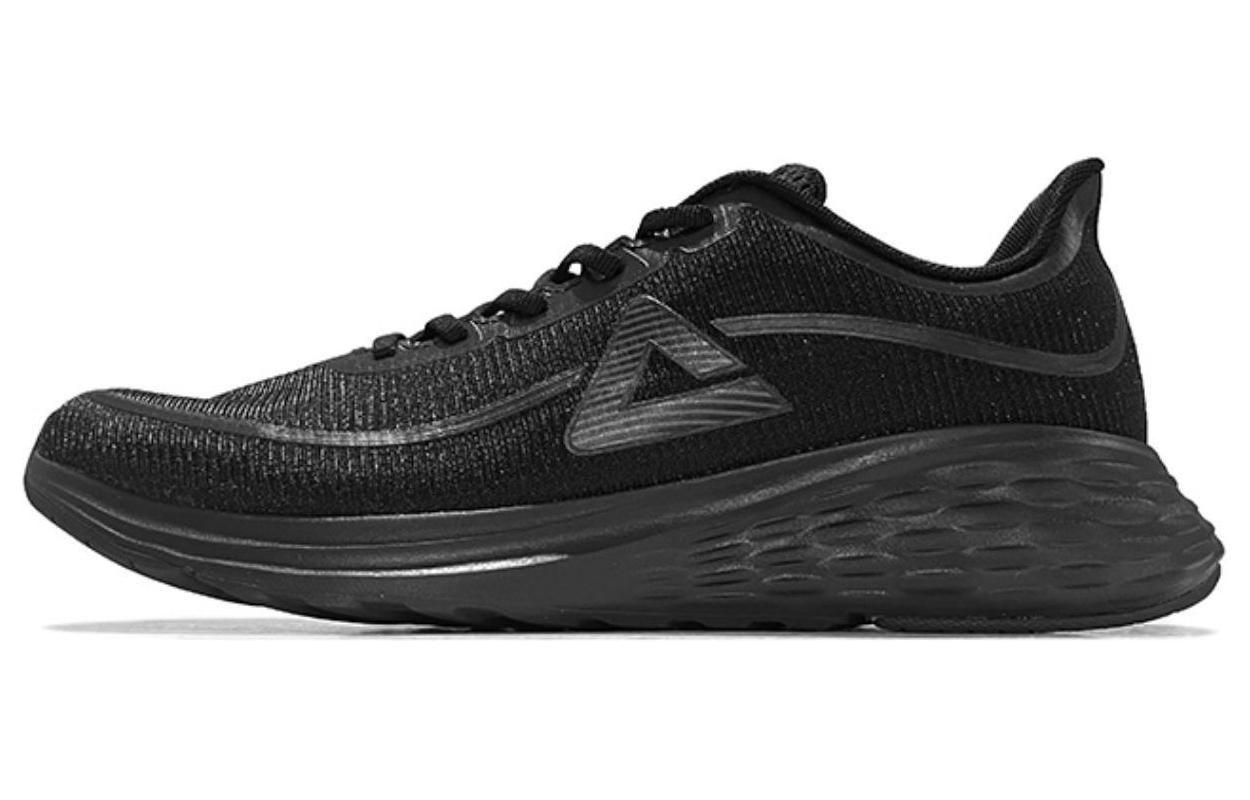 PEAK Cushioning Abrasion Resistant Breathable Low top Running Shoes Men’s Black