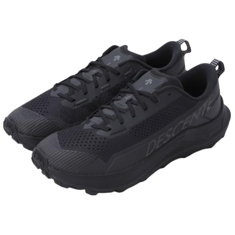 DESCENTE Somat Slip Resistant Abrasion Resistant Low top Casual Running Shoes Unisex Black