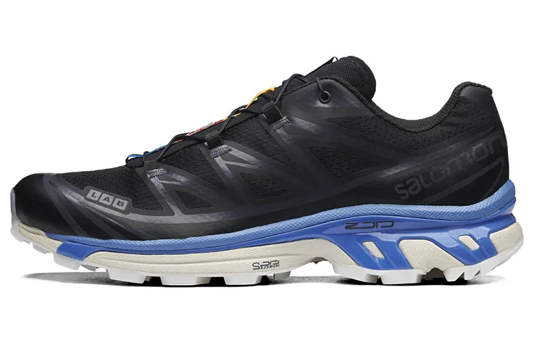 SALOMON XT 6 Fabric Abrasion Resistant Low top Running Shoes Unisex Black