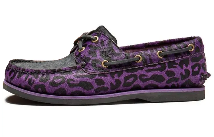 Timberland Classic Boat 2 Eye Wacko Maria Purple Leopard