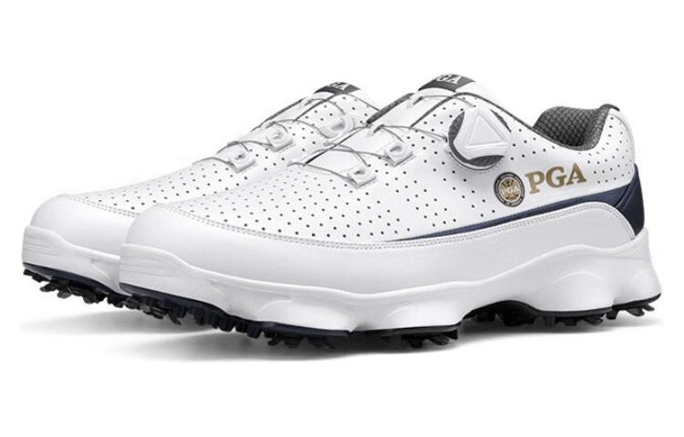 PGA Cushioning, Wear Resistant Low top Golf Shoes Men’s White