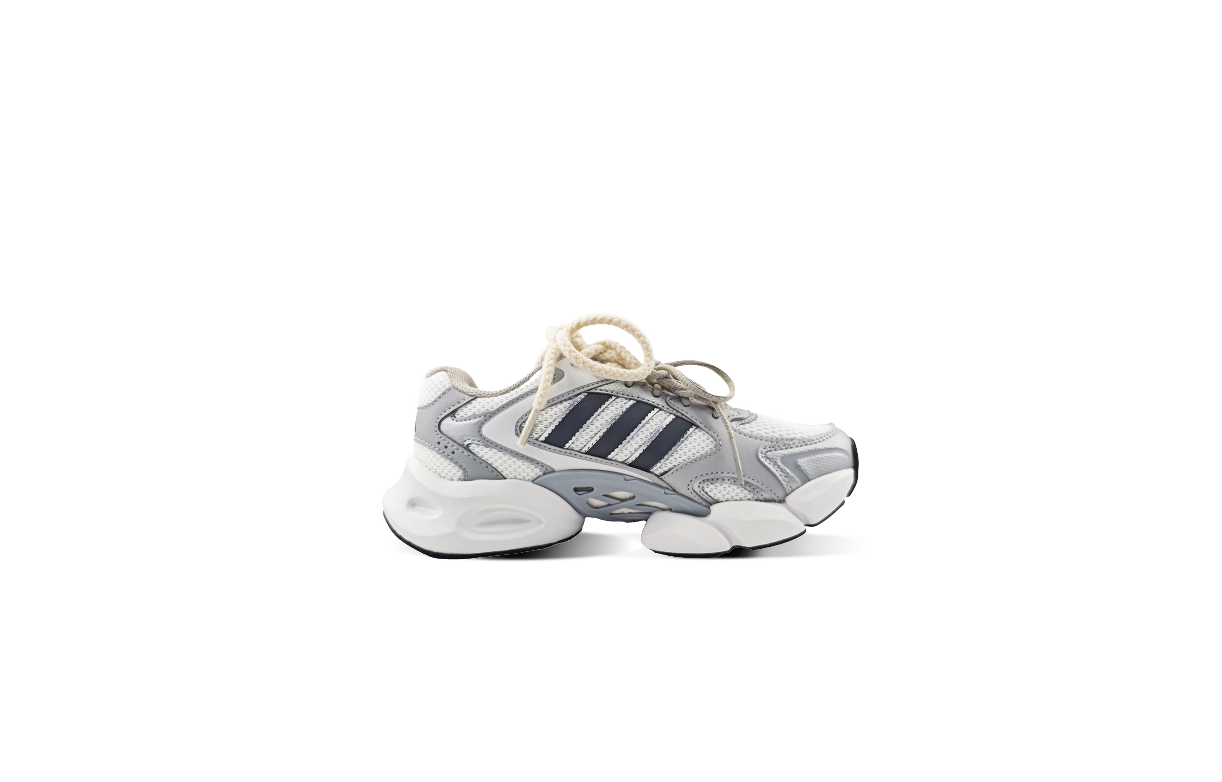 Adidas MEGASTRIDE Cushioning, Wear Resistant Low top Casual City Commuting Running Shoes Unisex Black Gray