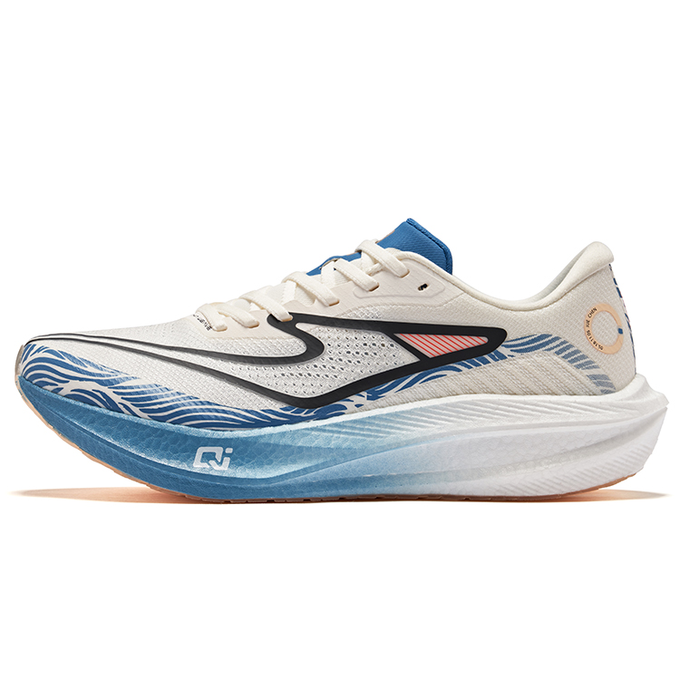 Erke Dust 3.0 Qi Technology Cushioning Rebound Low top Training Sprint Racing Running Shoes Men’s Ocean Silk Colorway