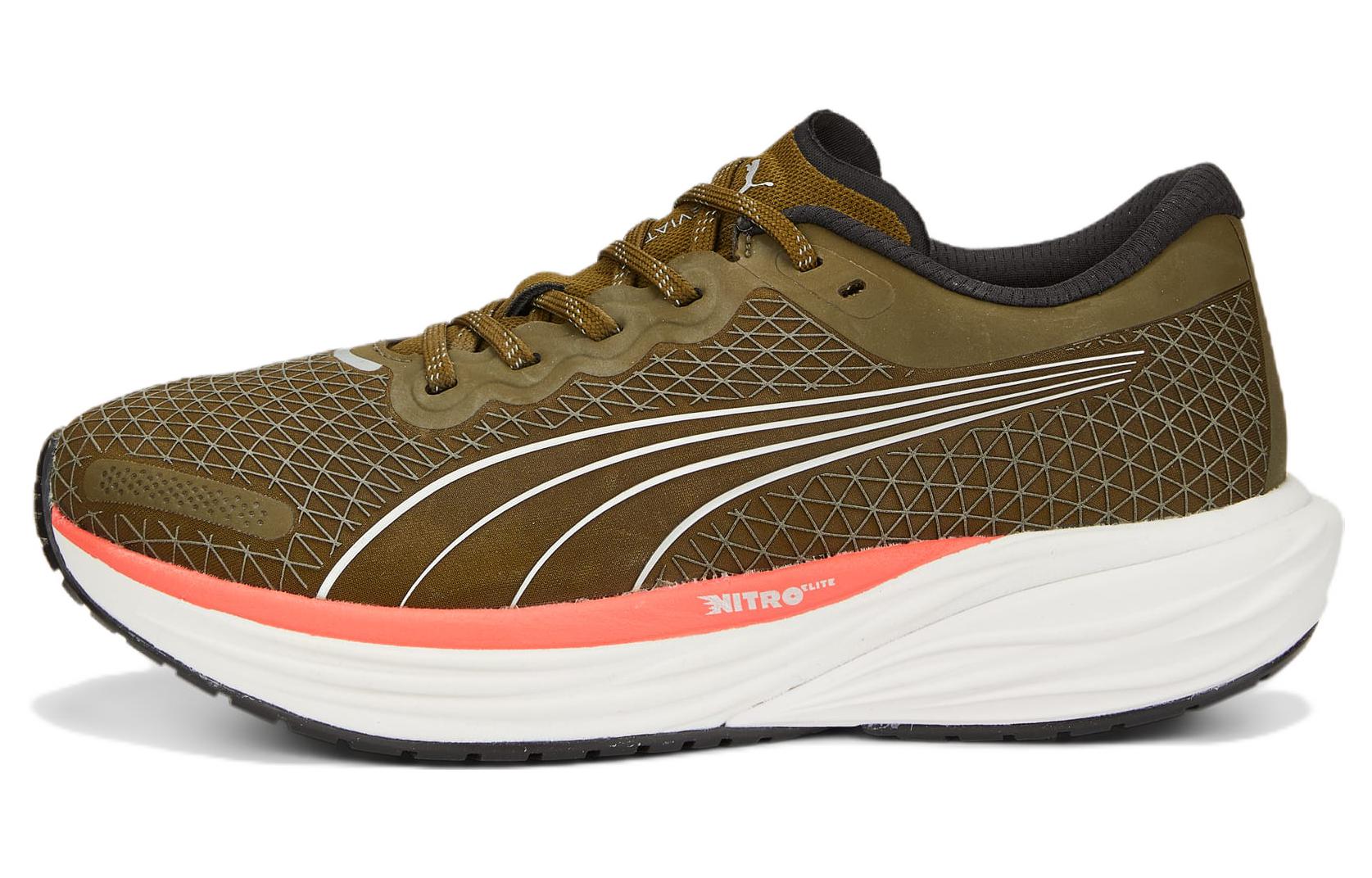 PUMA Deviate Nitro 2 Winterised 'Deep Olive Salmon' Women's