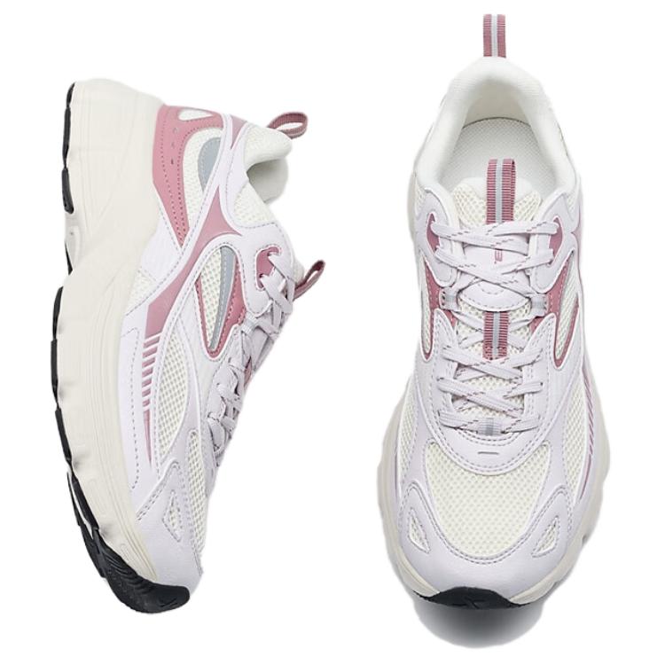 XTEP Abrasion Resistant Breathable Low top Running Shoes Women’s Beige Pink
