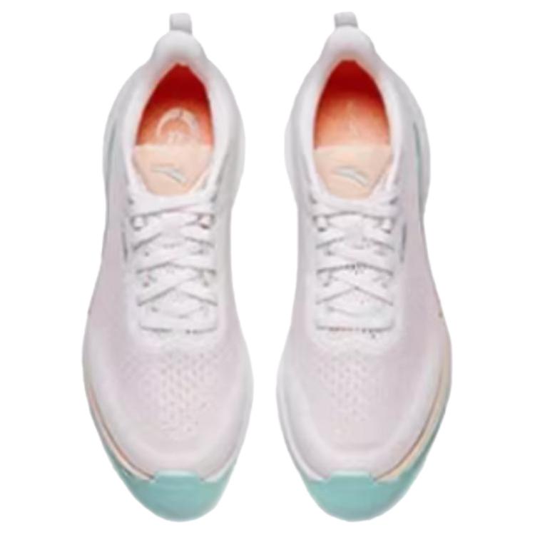 Anta Abrasion Resistant Breathable Low top Casual Running Shoes Women’s White Pink Blue