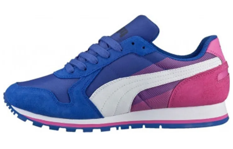 PUMA Running Shoes Unisex Mid-top Blue/Pink