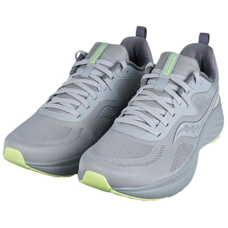 Saucony LANCER 3 Slip Resistant Abrasion Resistant Slip Resistant Abrasion Resistant Low top Running Shoes Men’s Gray