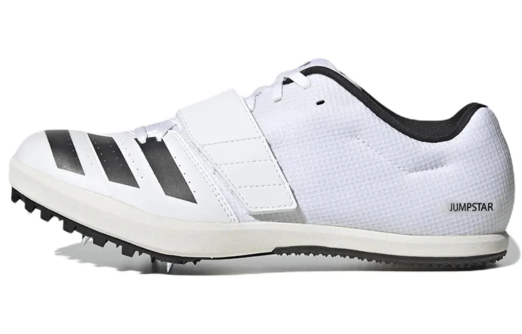 Adidas JUMPSTAR Cushioning Abrasion Resistant Cushioning, Wear Resistant Low top Running Shoes Men's White Black