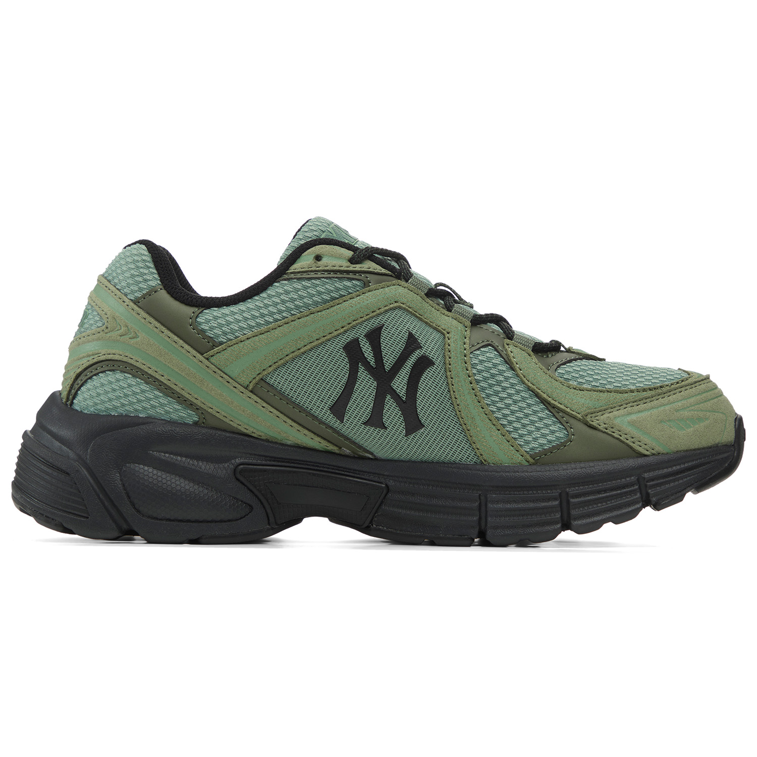 MLB New York Yankees Low top Casual Long Distance Running Sprint Running Shoes Unisex Green