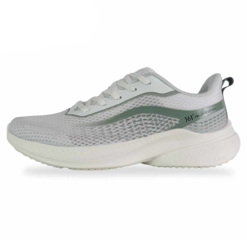 361° Non slip Lightweight Low top Casual Running Shoes Men’s White Green