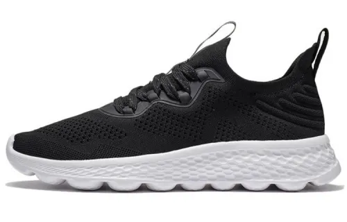 Li Ning Comfortable Cushioning Slip Resistant Abrasion Resistant Low top Running Shoes Men's Black