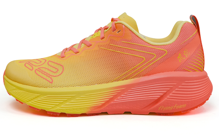 R2 REALRUN Slip Resistant Abrasion Resistant Slip Resistant Abrasion Resistant Low top Running Shoes Unisex Red Yellow