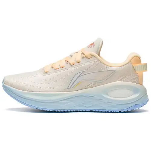 Li Ning Furious Rider 6.0 Essential Slip Resistant Abrasion Resistant Low top Casual Running Shoes Unisex Orange