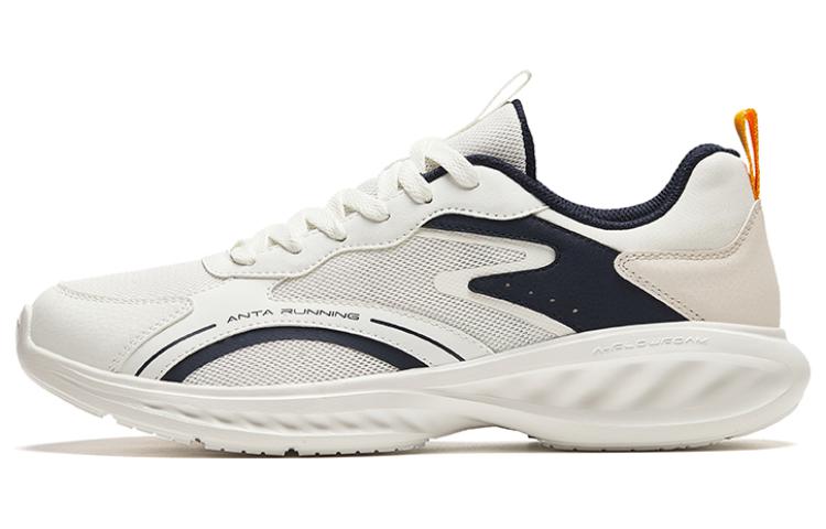 Anta Lightweight Abrasion Resistant Low top Running Shoes Men’s White Black