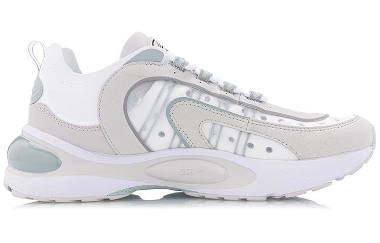 Li Ning Cushioning Slip Resistant Abrasion Resistant Low top Running Shoes Women’s Gray