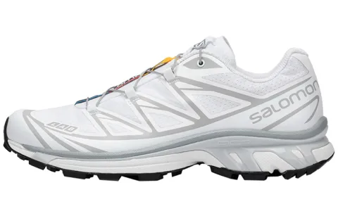 SALOMON XT 6 Fabric Low top Running Shoes Unisex White