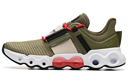 Anta Energy Ring Casual Low top Running Shoes Men's Dark Olive Green
