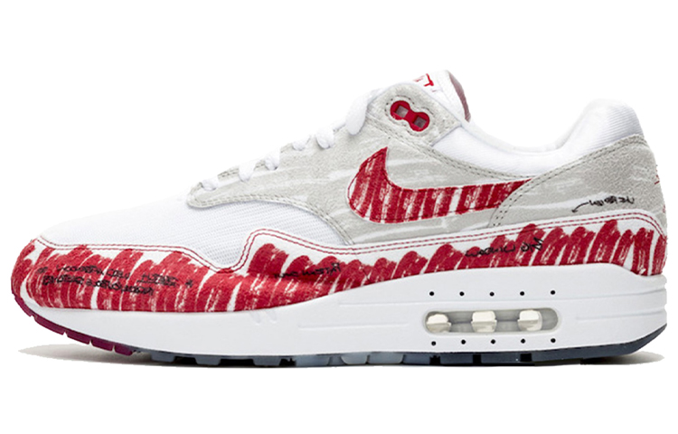 Кроссовки Nike Nike Air Max 1 (белый / красный)