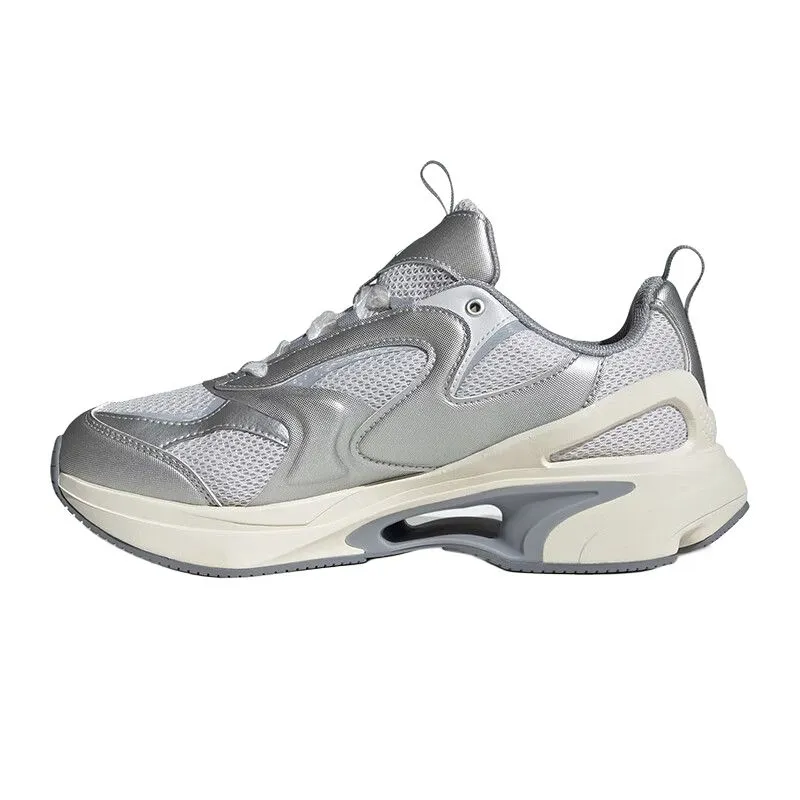 Adidas Slip Resistant Abrasion Resistant Low top Casual Running Shoes Women's Gray