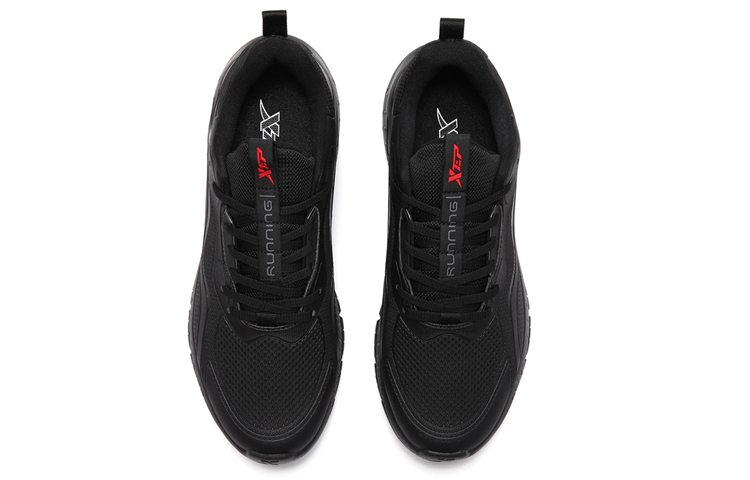XTEP Comfortable Slip Resistant Cushioning Low top Running Shoes Men’s Black