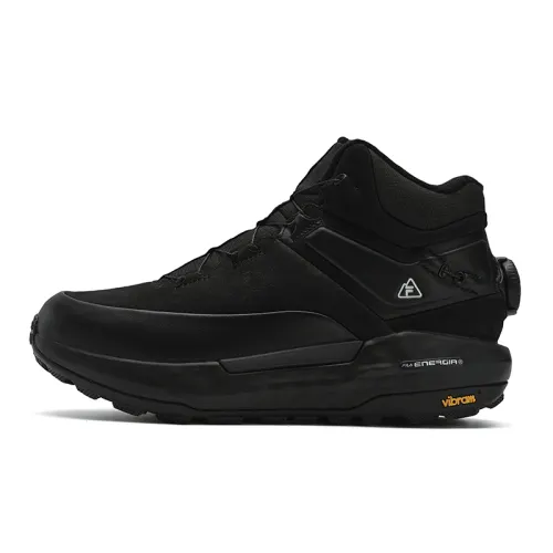 FILA BOA EXPLORER 2 Abrasion Resistant High top Running Shoes Women's Black