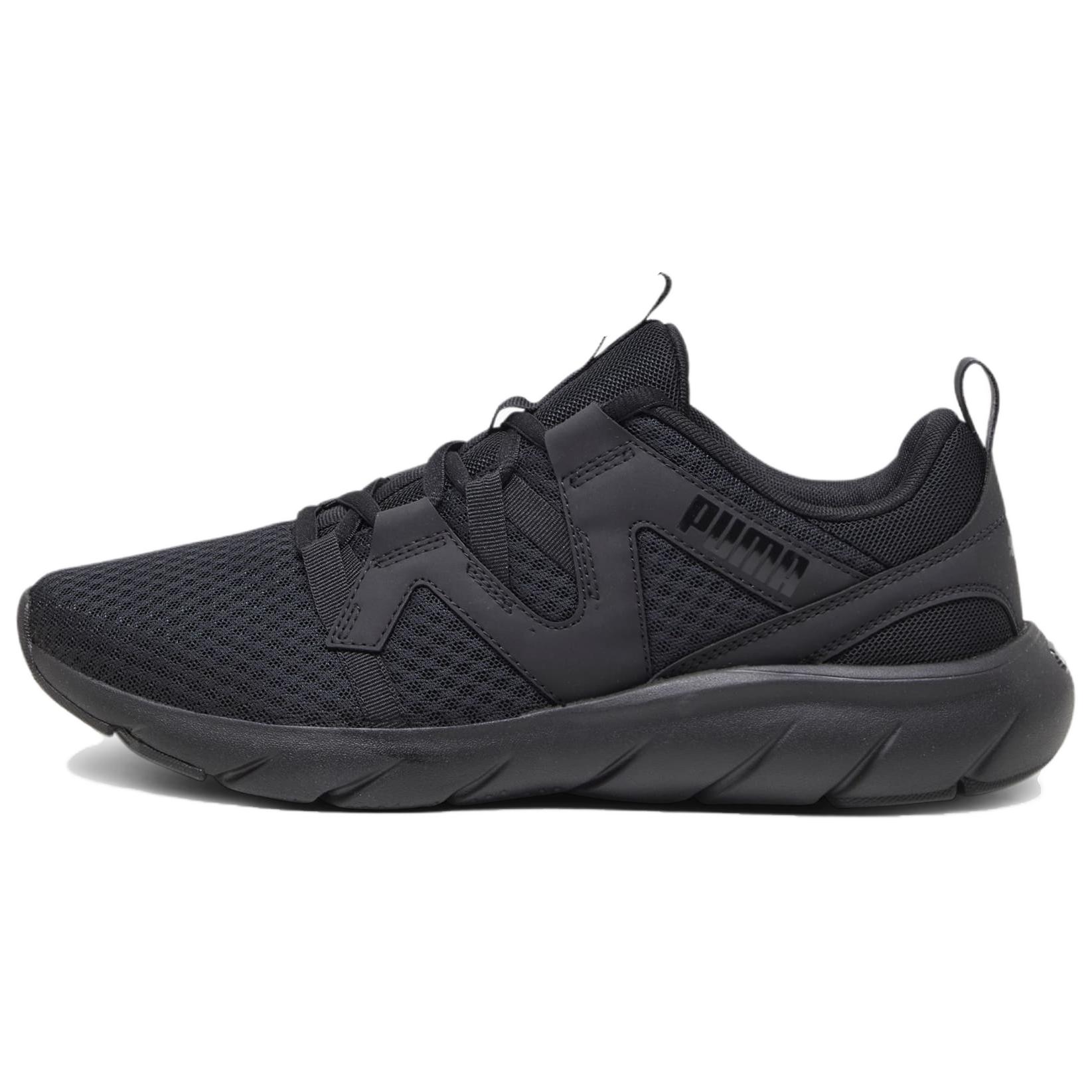 PUMA Softride Slip Resistant Abrasion Resistant Slip Resistant Abrasion Resistant Low top Running Shoes Unisex Black