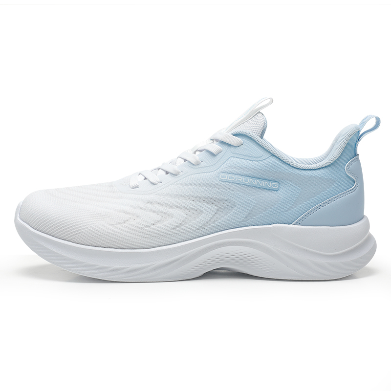 QIAODAN Slip Resistant Abrasion Resistant Low top Casual Running Shoes Men’s White