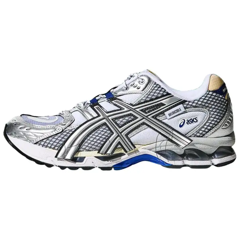 INVINCIBLE x ASICS GEL Nimbus 10.1 Abrasion Resistant Low top Casual Running Shoes Unisex Blue White