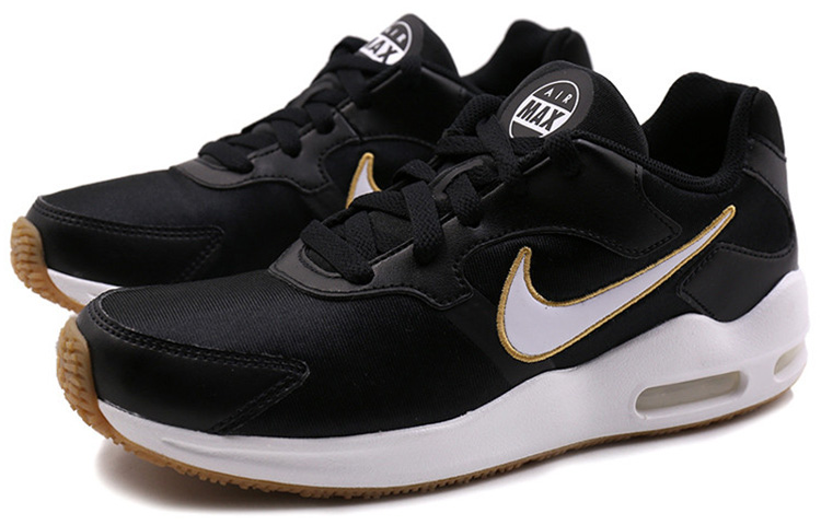 Женские кроссовки Nike Air Max Guile (черно-бело-золотые) — Чёрный / белый / золотой — фото 3