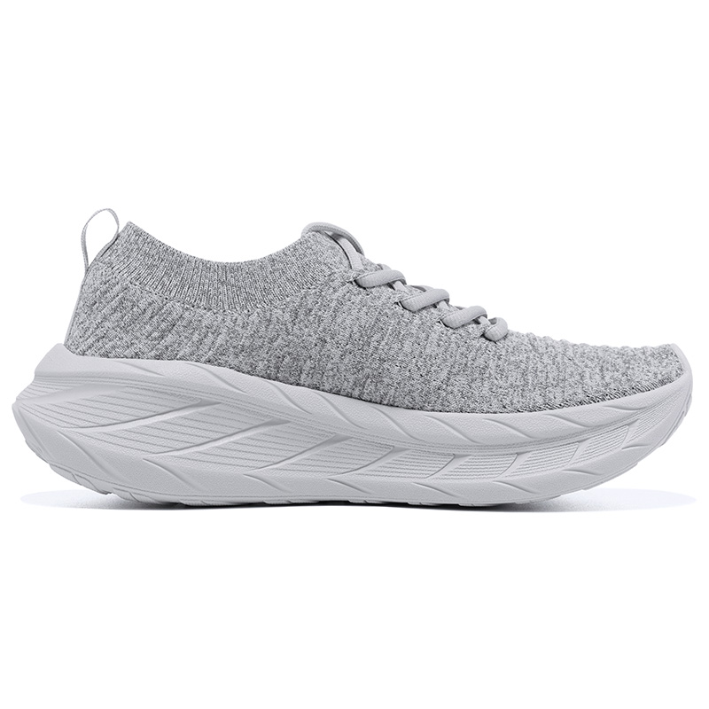 BMAI Wanderer Breathable, Lightweight Coverage Low top Casual City Commuting Running Shoes Women’s Gray
