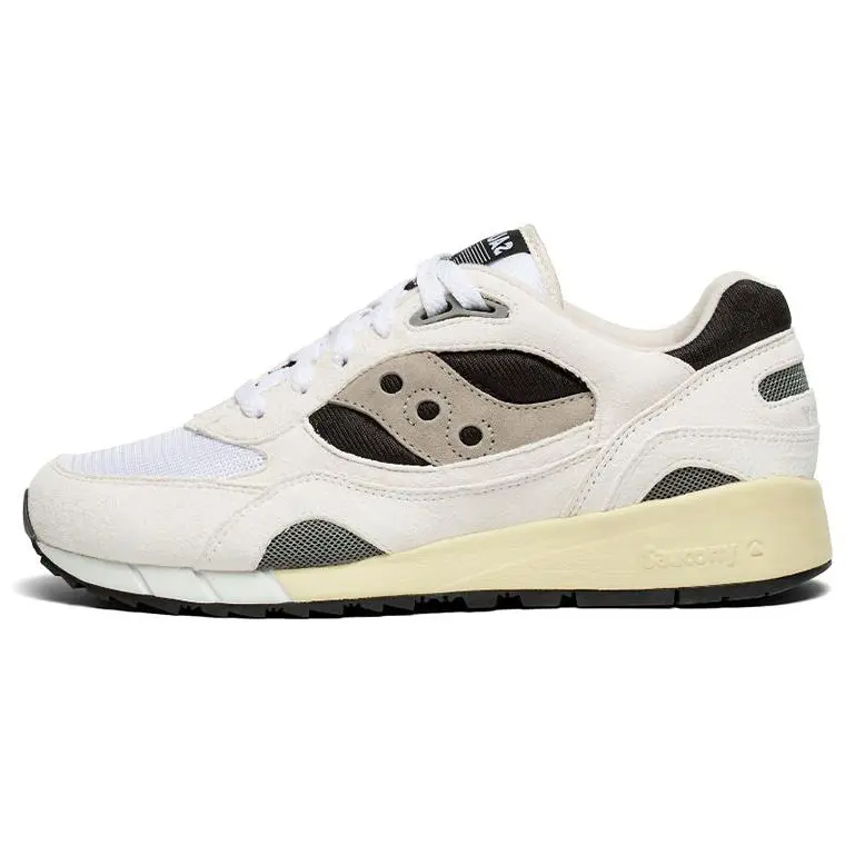 saucony Shadow 6000 White Black Grey
