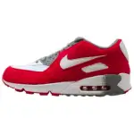 Nike Air Max 90 White/White Challenge Red Medium Grey Women's