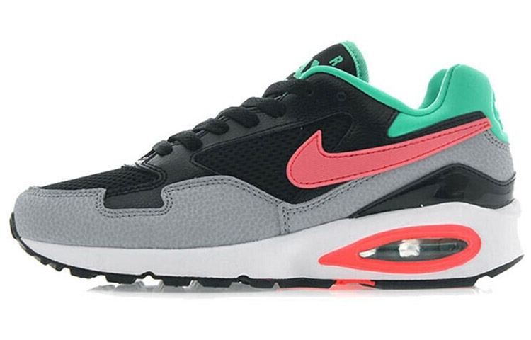 Женские кроссовки Nike Air Max ST (черно-красно-зеленые) — фото 1