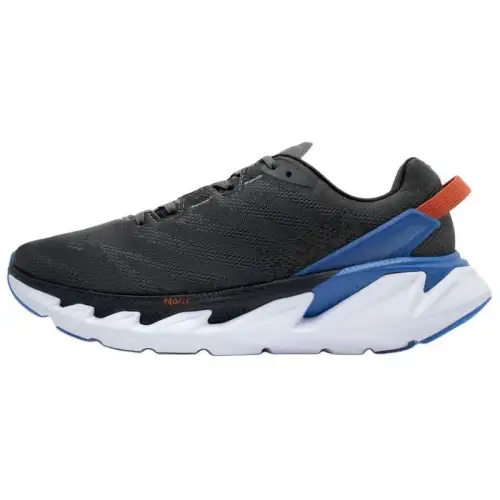 HOKA ONE ONE Elevon 2 Cushioning Low top Running Shoes Men's Black Blue