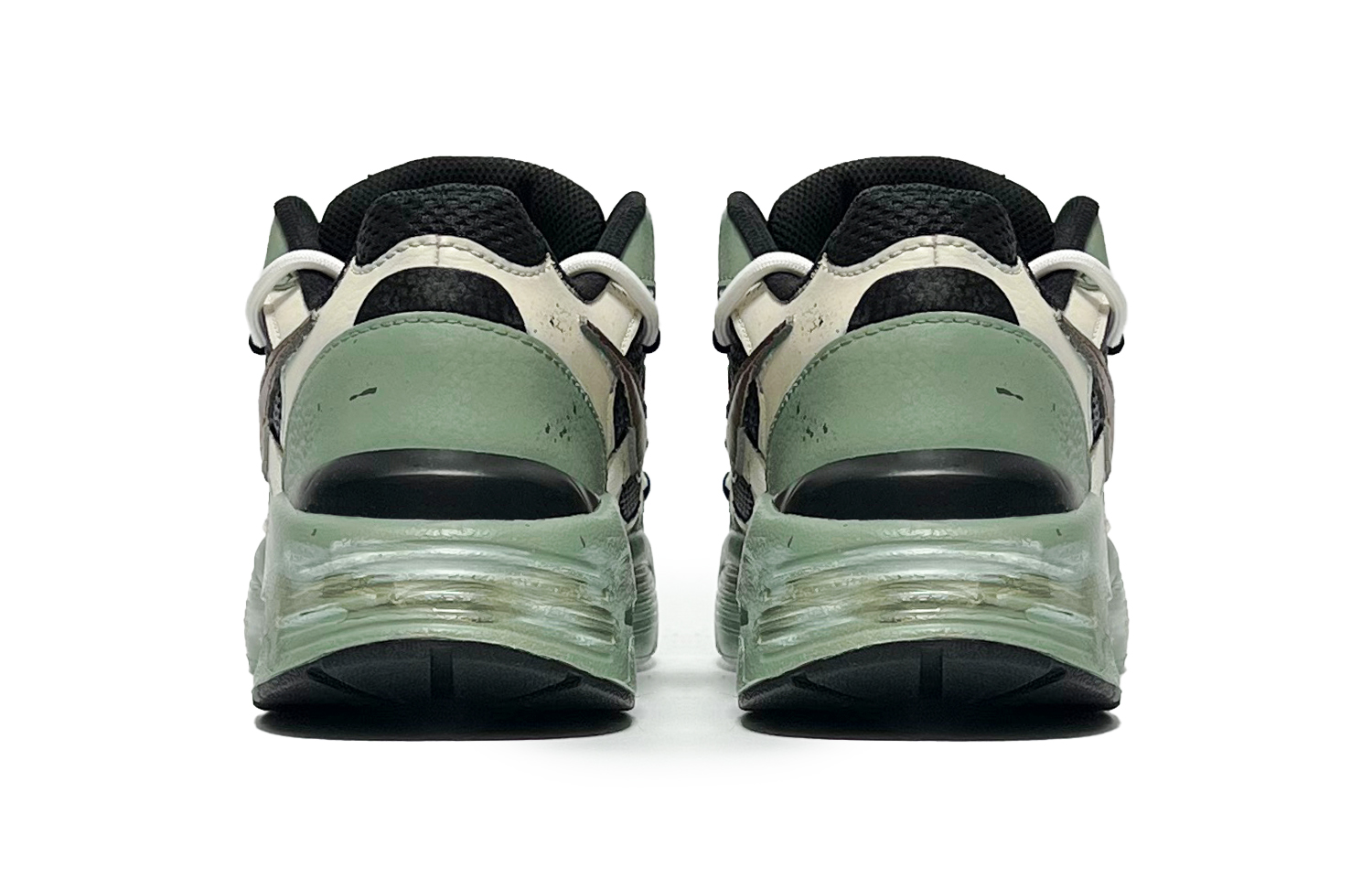 Nike Air Max Fusion Cushioning Abrasion Resistant Rebound Low top Running Shoes Men’s Green Yellow
