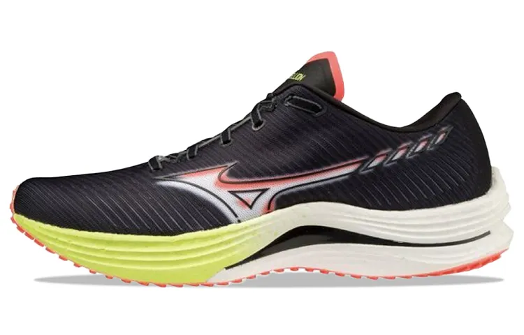 Wave Rebellion Mizuno 'Black White Neo Lime'