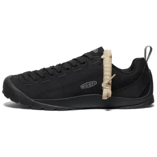 KEEN Jasper Canvas Slip Resistant Abrasion Resistant Low top Outdoor Shoes Men's Black