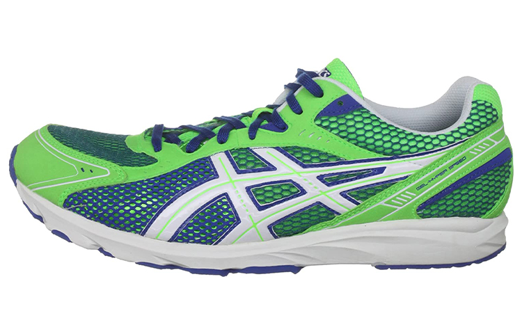 Asics Gel Hyper Speed 5 Abrasion Resistant Low top Running Shoes Men's Green White