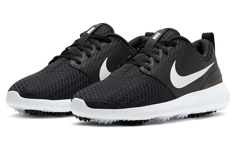 Женские кроссовки Nike Roshe G (черно-белые) — Чёрный / белый — фото 3