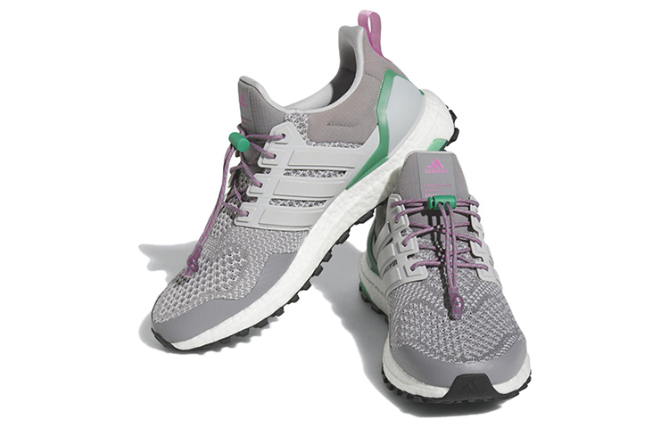 Adidas ULT Fabric Slip Resistant, Abrasion Resistant, Lightweight Low top Running Shoes Men’s White Gray
