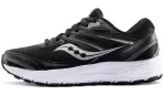 Saucony Cohesion 13 Mesh Cushioning Slip Resistant Lightweight Low top Casual Running Shoes Women's Black White