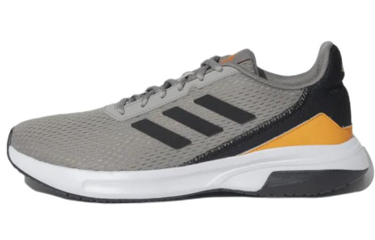 Adidas Runesy Fabric Abrasion Resistant Breathable Low top Running Shoes Men's Gray Black