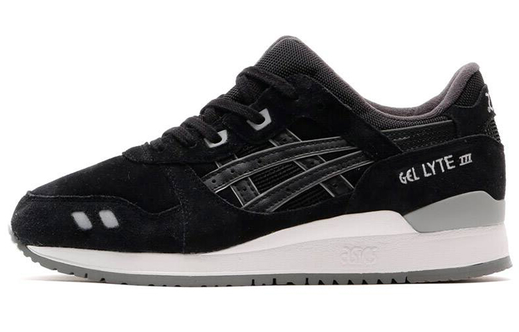 Asics Gel Lyte 3 Abrasion Resistant Low top Running Shoes Men's Black