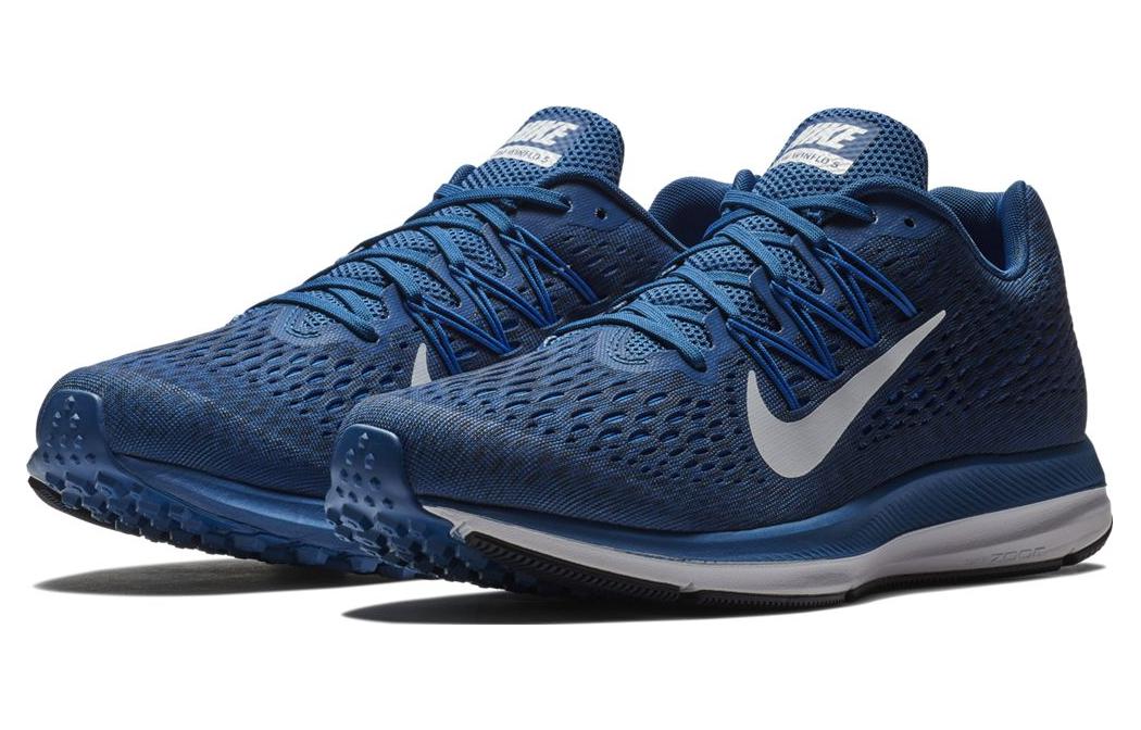 Мужские кроссовки Nike Zoom Winflo 5 (сине-белые) — фото 2