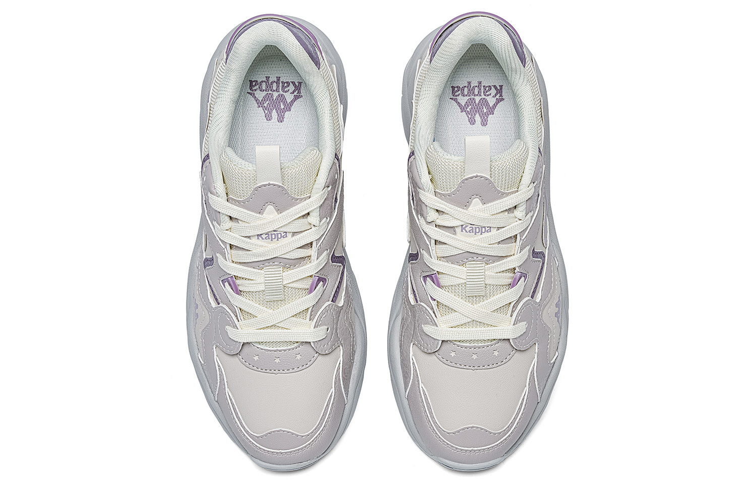 Kappa Textile, Synthetic Leather Slip Resistant Abrasion Resistant Low top Casual Running Shoes Women’s