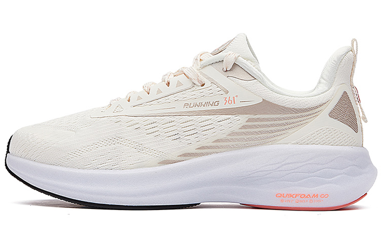 361° Flying Wing Q Rebound Technology Low top Running Shoes Women’s White Gold