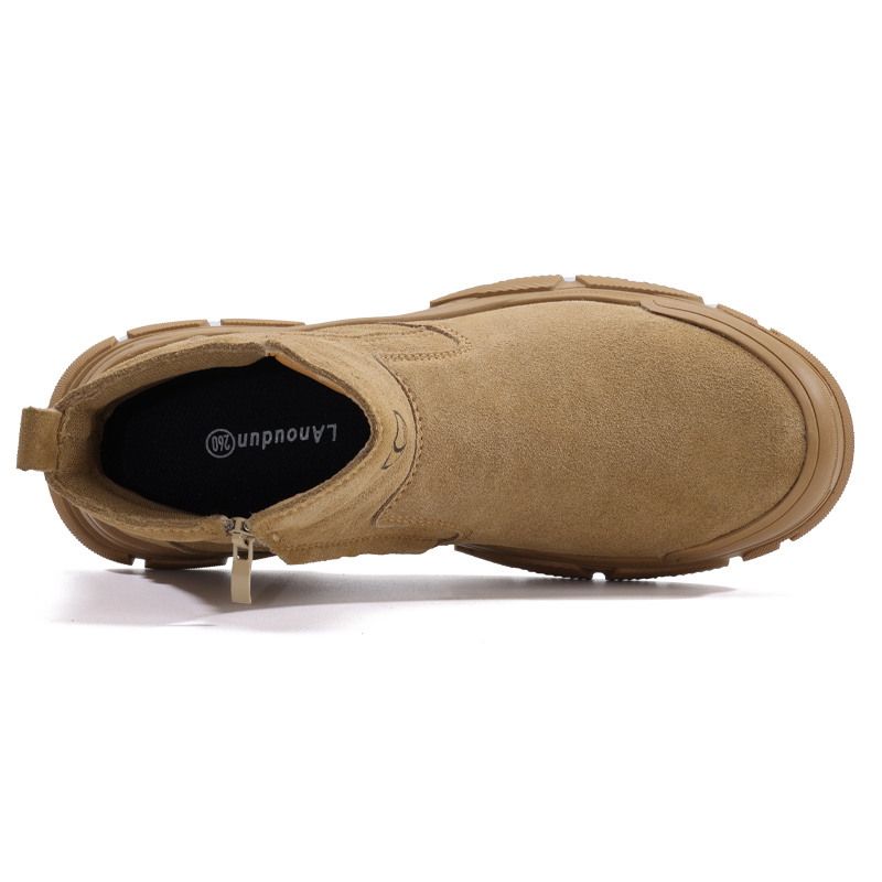 LANOUDUN Abrasion Resistant, Impact Resistant High top Outdoor Shoes Men’s Brown